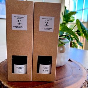 Reed Diffuser Apothecary Black Fig & Neroli -set of two